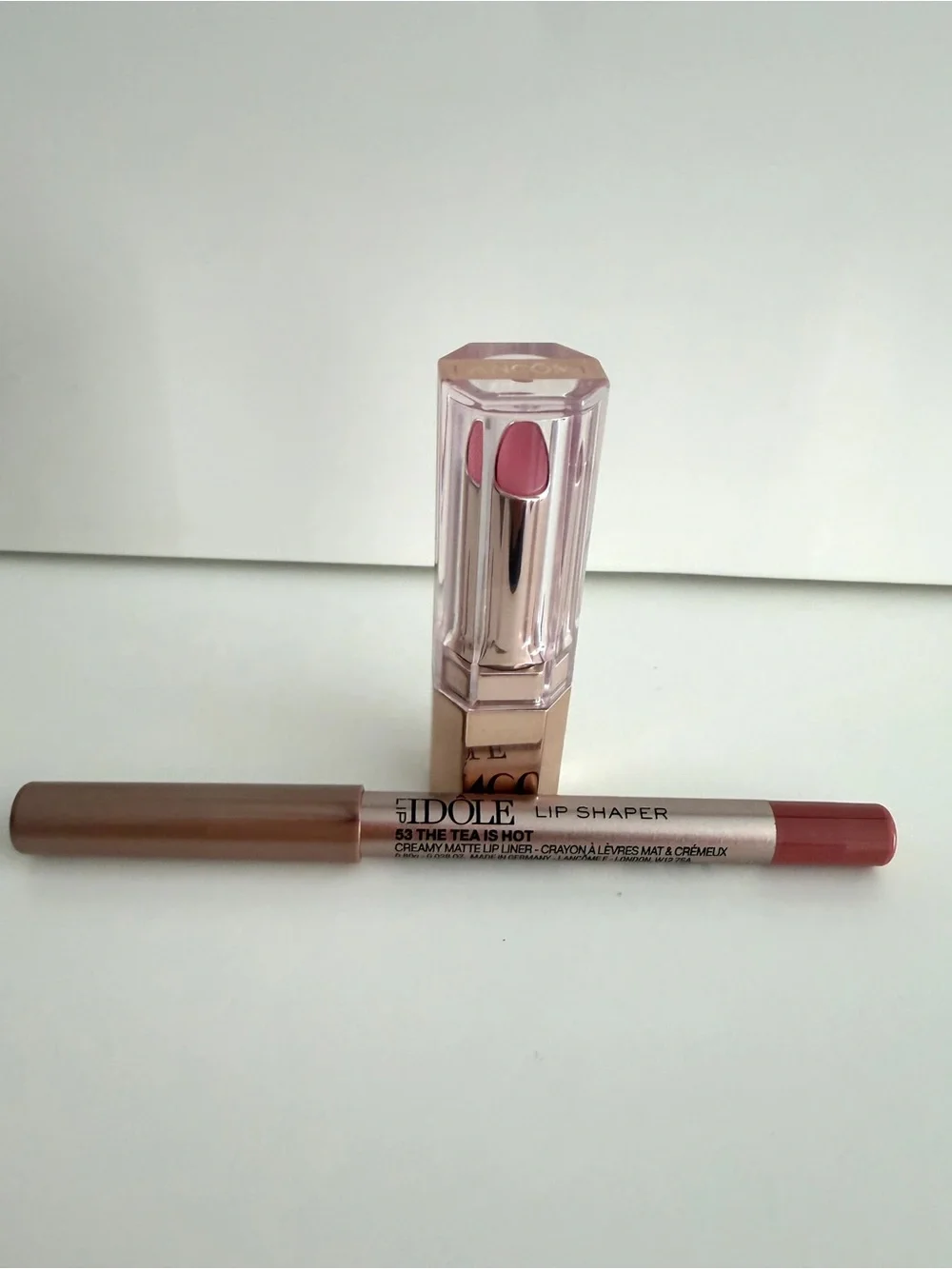 Lancôme Lip Idôle Mini Duo Butterglow 10 + Lip Shaper 53 Tea Is Hot